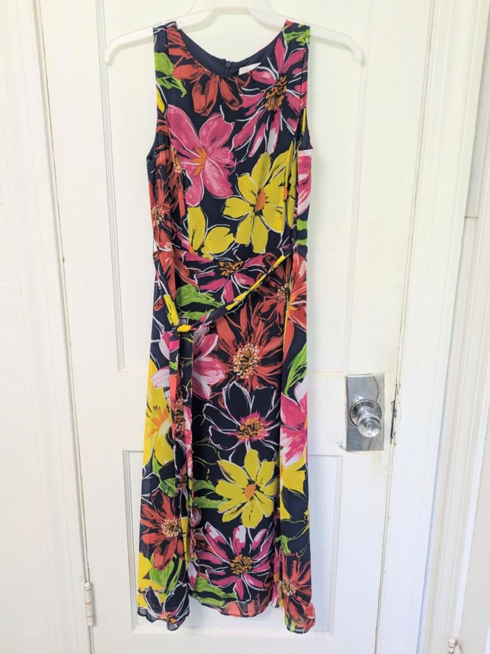 EY Boutique Midi Floral Summer Dress - Size 10